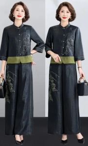 香云纱连衣裙外套搭配_与深色或冷色调搭配显时尚