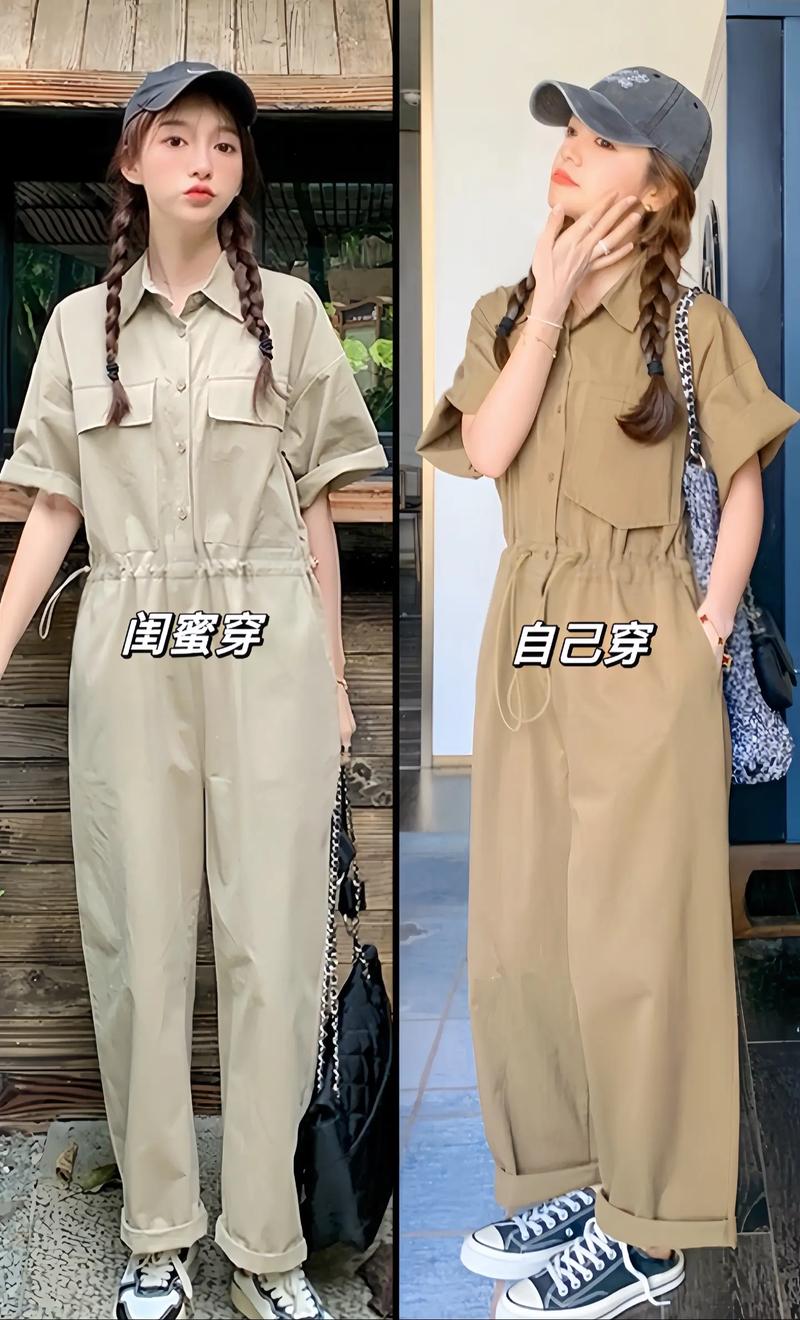 连体裤搭配什么鞋子好看_黑色凉鞋搭连体裤显高挑，休闲时尚显曲线