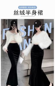 配冬天包臀裙的鞋子图片_颜色搭配显气质