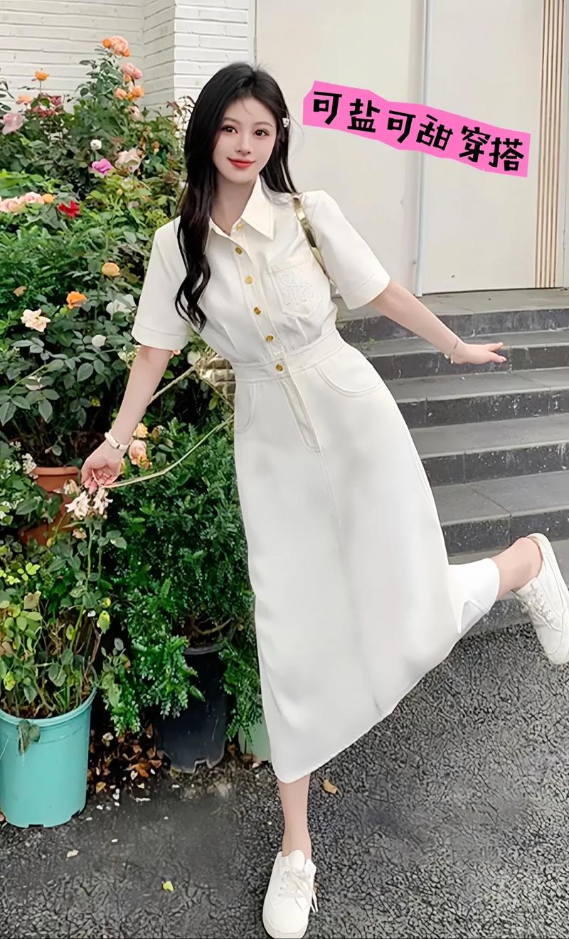 女士polo裙正确穿法_7月穿Polo裙，休闲优雅又减龄！