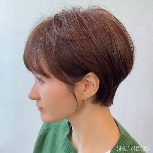 头颅扁平适合什么发型_立体短发显圆润，纹理烫蓬松补扁平