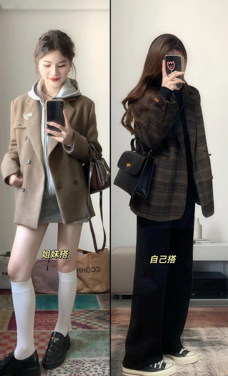 羊毛衫如何搭配西服图片_毛衣搭西服显高级，秋冬季这样穿好看！