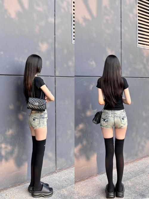 过膝袜搭配包臀裙_黑丝包臀显冷艳，肉色日常显优雅