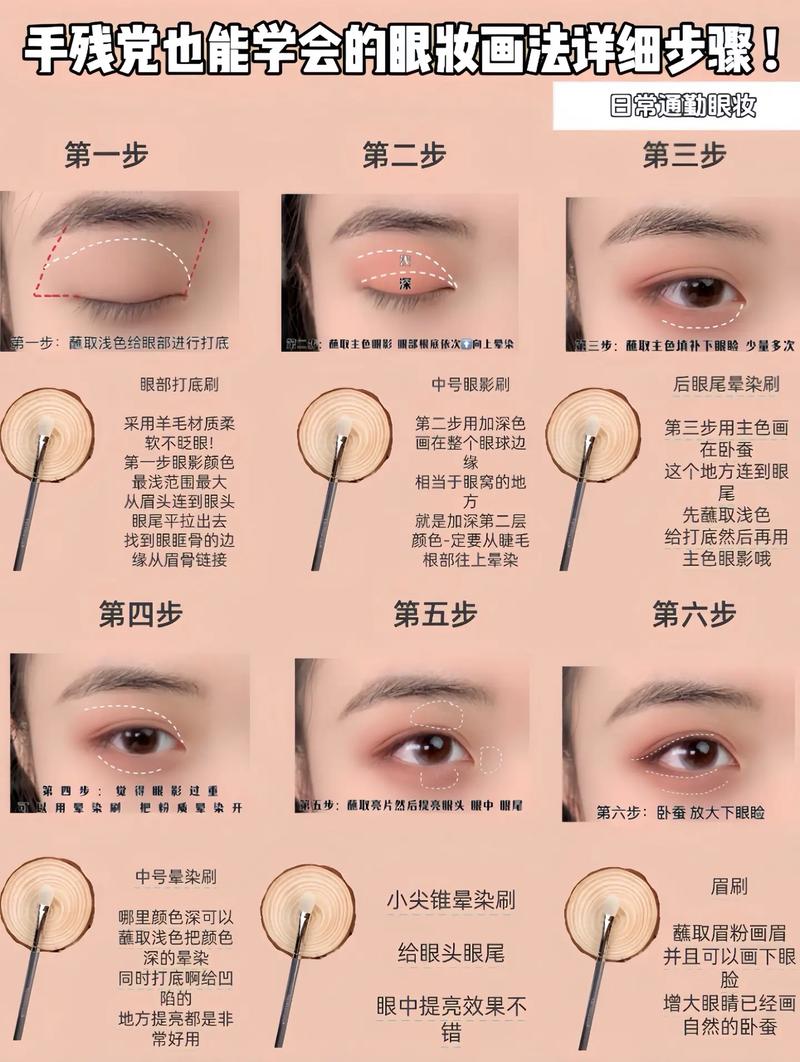 初学者化妆的基本步骤_新手轻松学日常妆容