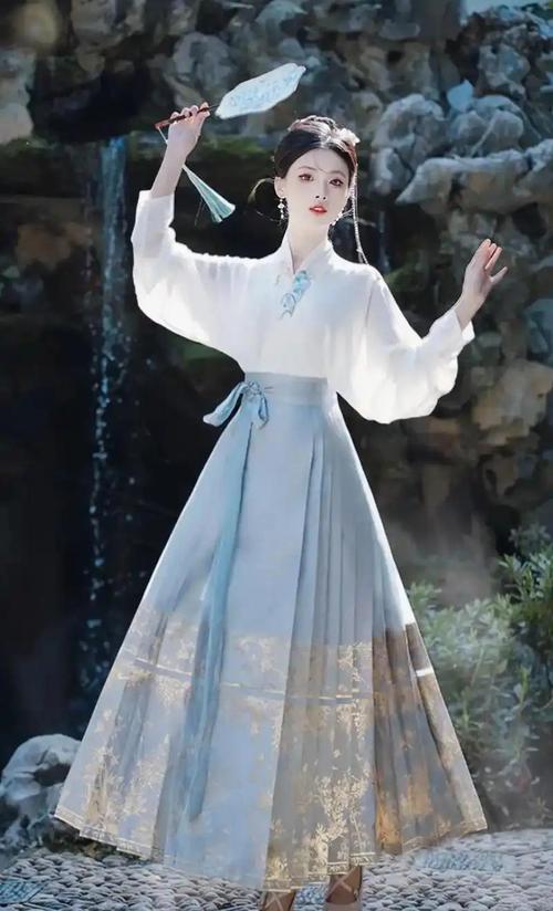 马面裙穿搭_马面裙国潮回归，穿出优雅气质！