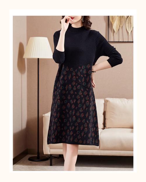 羊毛连衣裙的搭配图片_秋冬毛呢大衣配高领连衣裙,显气质又显瘦! 羊毛连衣裙的搭配图片_秋冬毛呢大衣配高领连衣裙,显气质又显瘦!