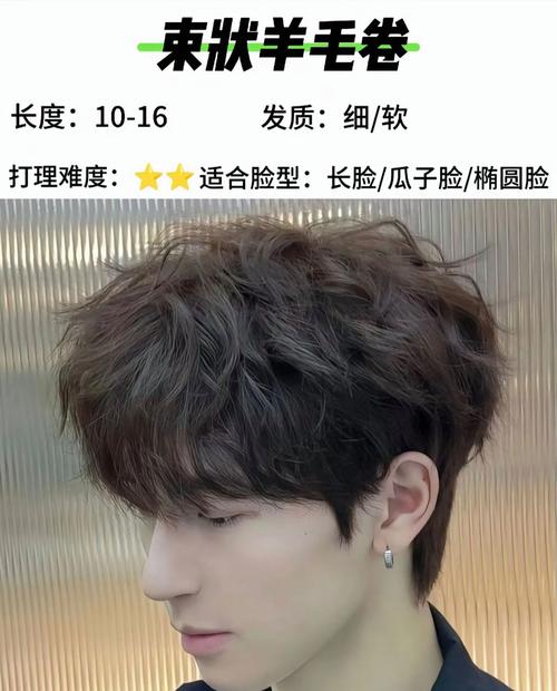 男性瓜子脸适合的发型_寸头偏分短发，显脸型选哪个？