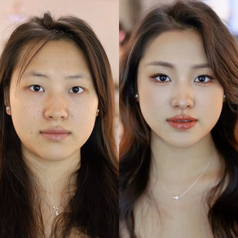 男女照片女生不化妆_素颜女神们，自信美最迷人！