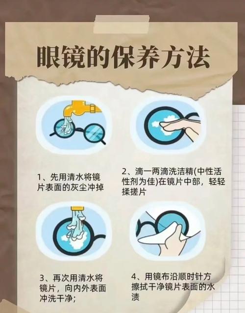 框架眼镜护理液怎么用_正确清洁与存放技巧
