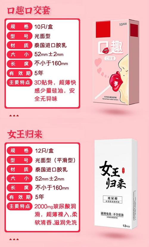爽口套正确使用方法_尺寸材质包装，润滑安全时效