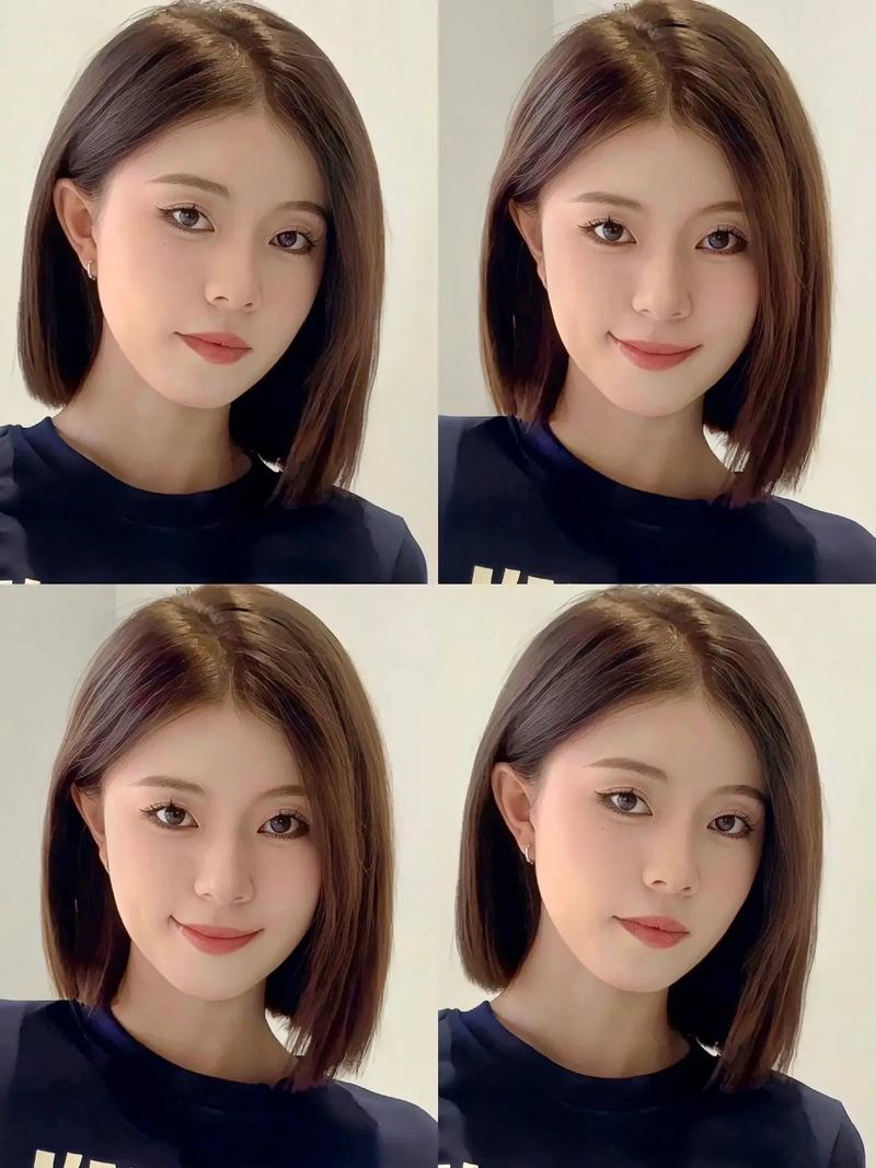 夸人发型好看_秀发如丝绸，发型显个性，精心设计展品味