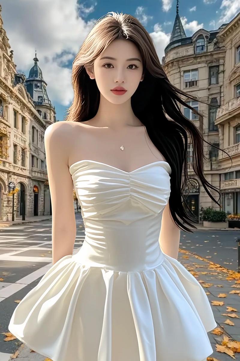 白色抹胸裙配什么外套_日常百搭又优雅