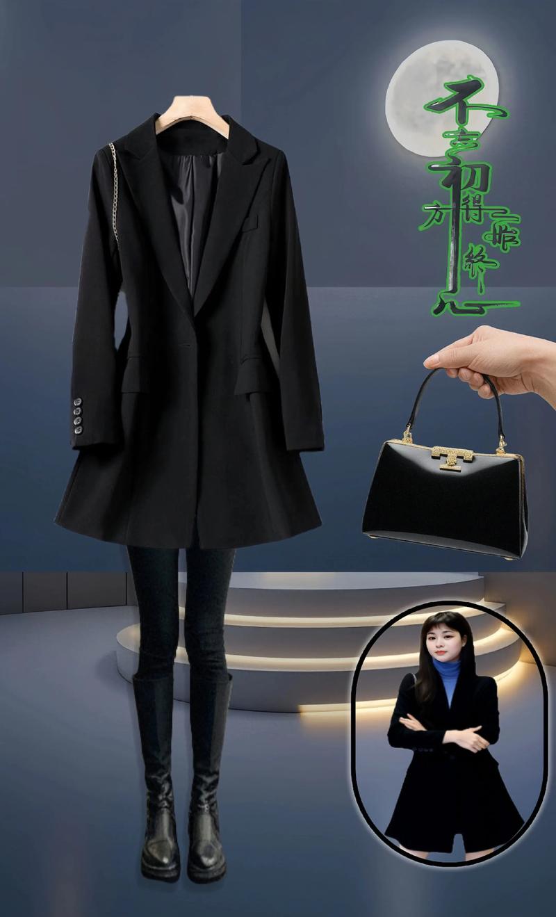 女士黑色西服配什么内搭_黑色西服配白衬衫的N种时髦搭法