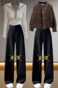 女士黑色西裤配哪种鞋子_棕黑白鞋全攻略，混搭舒适自信！