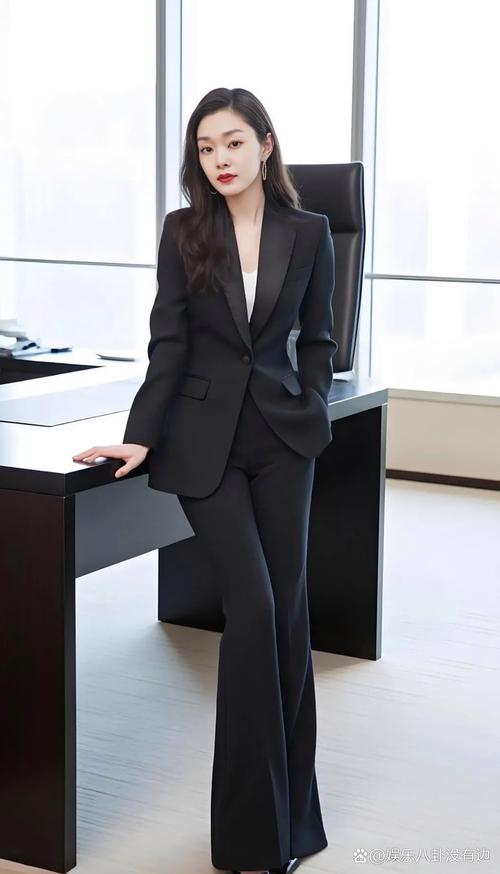 女黑色西装搭配什么裤子_西装打破沉闷，裤装搭配显个性