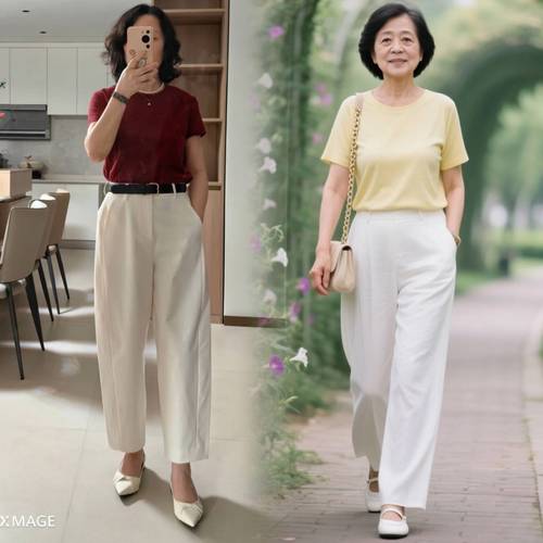 五十左右女穿什么颜色衣服合适_粉蓝黄提气色，美拉德色显时尚