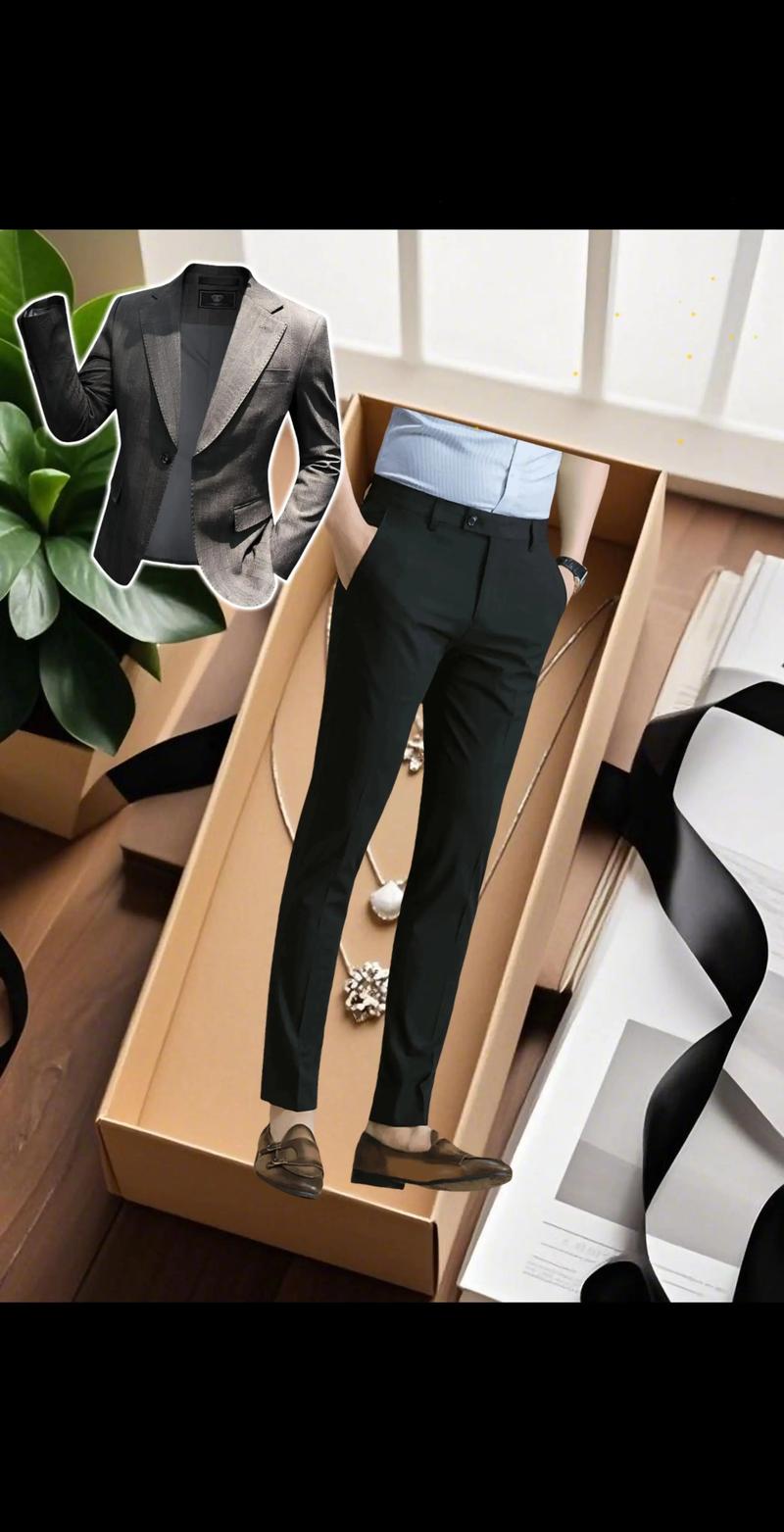 西裤的三个最佳搭配_黑色西裤百搭时尚，休闲职场皆可穿！