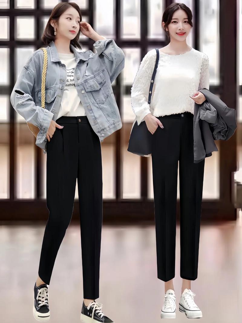 女生黑色西装裤配什么衣服_百搭实穿，轻松应对各种场合！