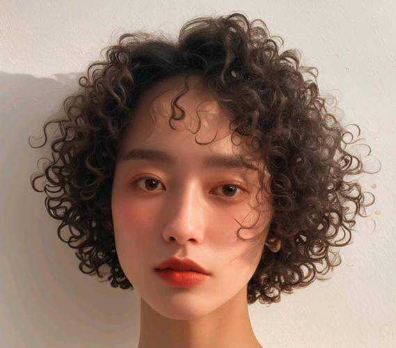 美女烫满头小卷发_甜美优雅,显气质,适合发量少! 美女烫满头小卷发_甜美优雅,显气质,适合发量少!