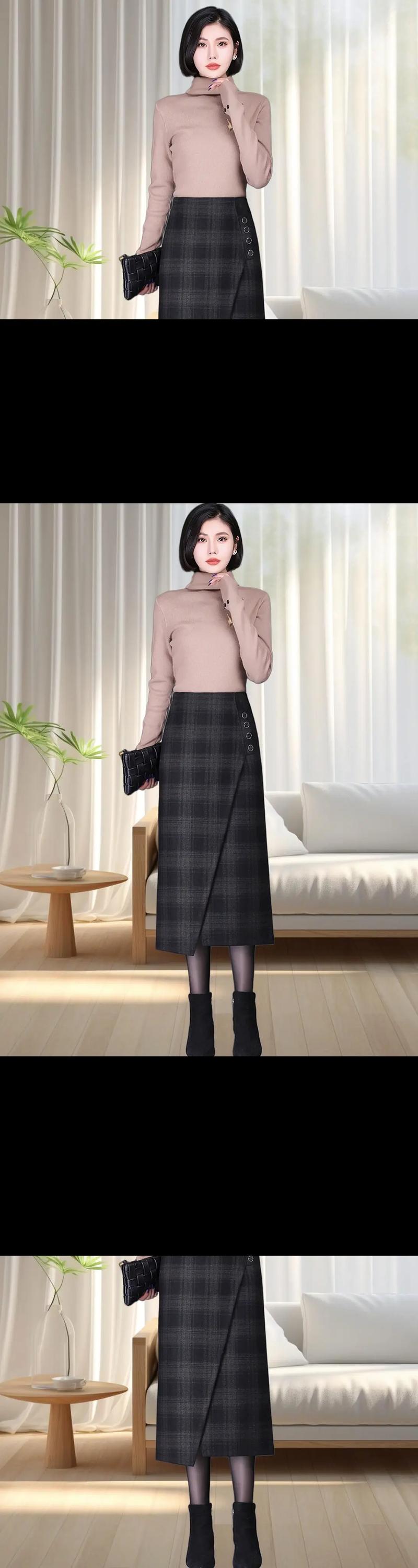 秋款长裙搭配什么鞋子_秋日长裙配长靴，百搭又时尚！