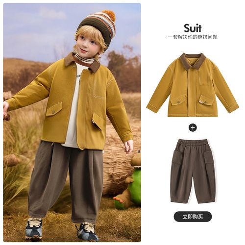 毛呢外套配什么裤子男童_男童毛呢外套搭配指南，时尚保暖又个性！