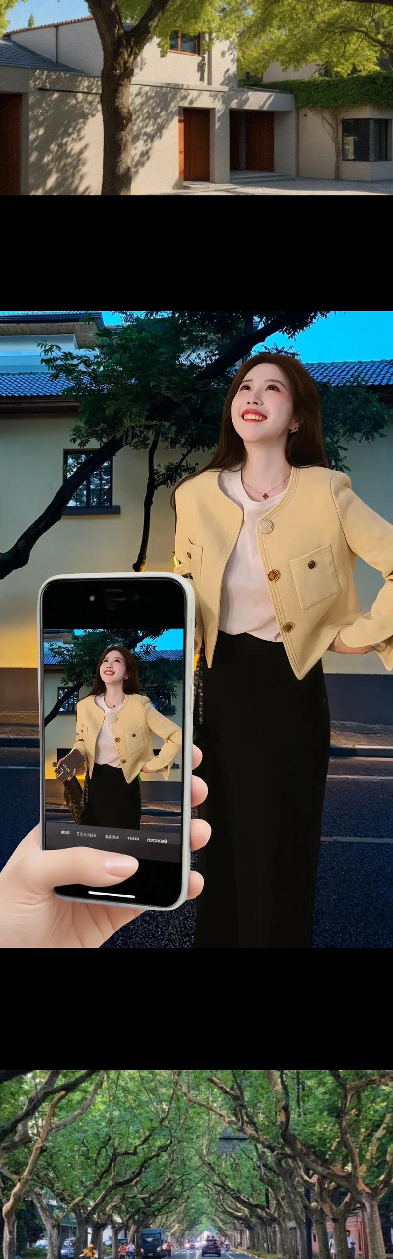 黄外套里面配什么颜色_黄外套配什么内搭？黑白灰都好看！