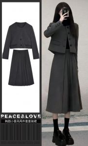 深灰色连衣裙配什么外套_百搭时尚，四季皆宜！