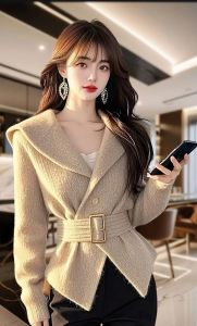 香槟色外套配什么颜色内搭呢_显气质色彩与材质技巧