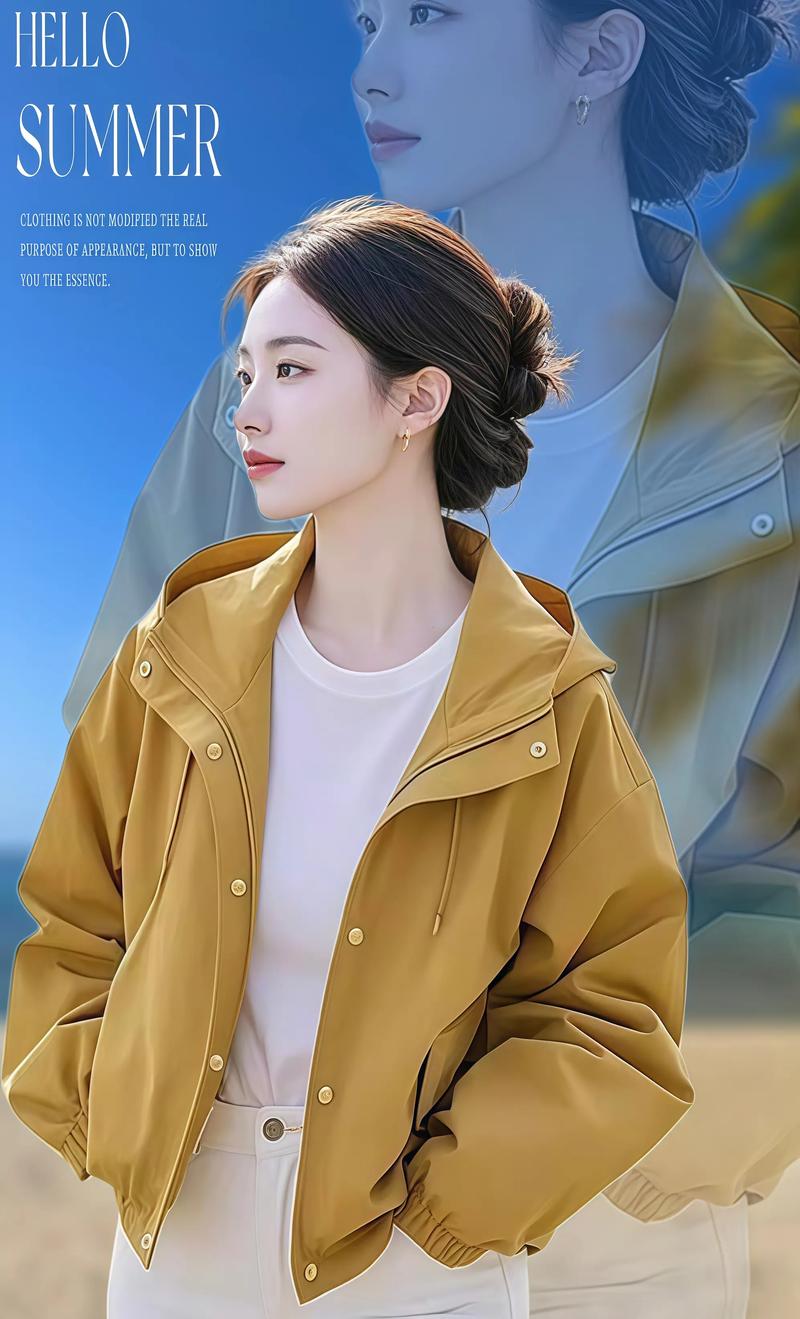 长卫衣配短外套好看吗_驼色呢子卫衣搭短外套，层次又帅气