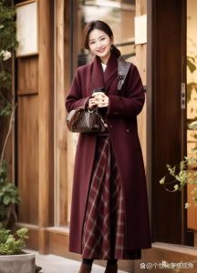 毛呢长裙搭配什么外套_冬日裙装时尚搭配指南