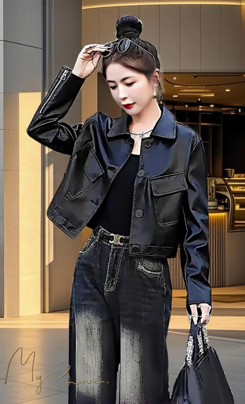 短皮衣配什么裤子好看_短皮衣搭配指南,时尚百搭显个性! 短皮衣配什么裤子好看_短皮衣搭配指南,时尚百搭显个性!