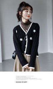 V领毛衣怎么搭配_V领毛衣搭配指南，时髦又显瘦！