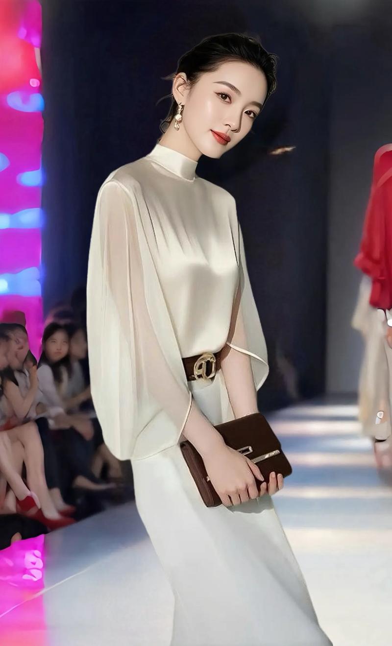 香槟色连衣裙配什么外套好看_优雅时尚，场合随心变