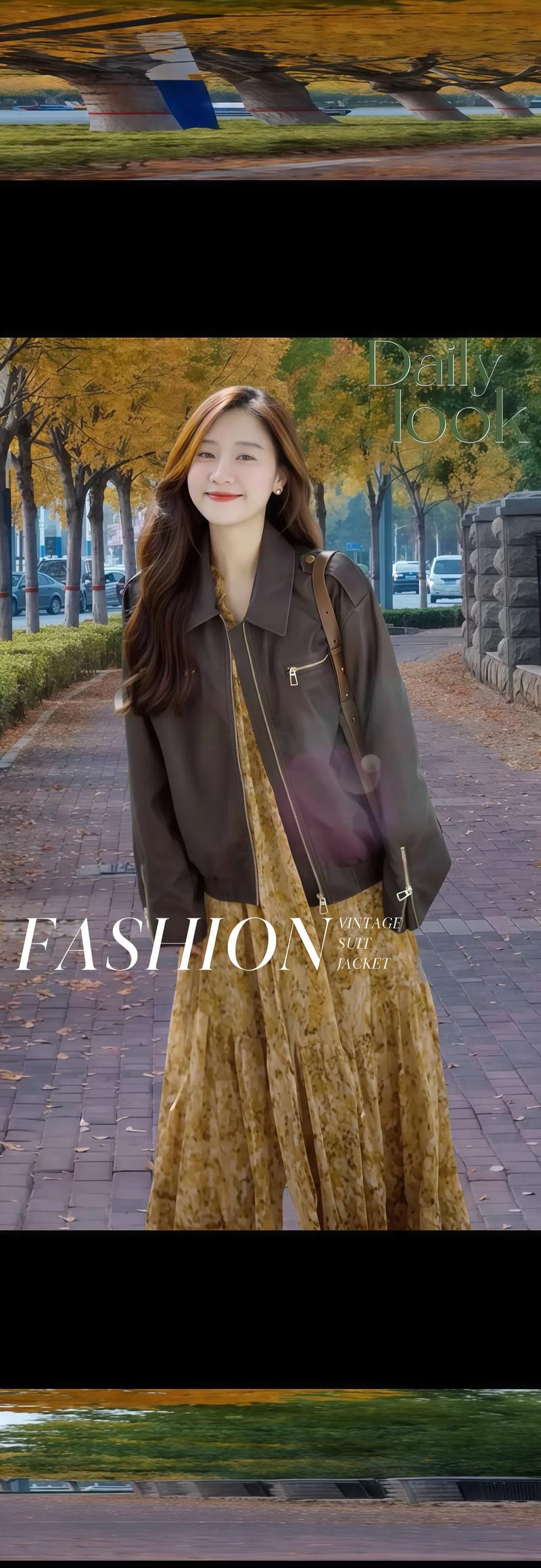 贝雷帽搭配棕色皮衣_棕色皮衣配贝雷帽，秋冬时尚新选择