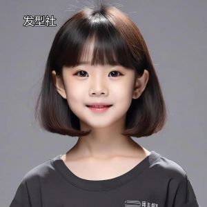 九岁女孩发型短头发_九岁女孩短发，活力可爱俏皮！