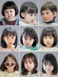 两岁女宝短发发型_五种可爱短发，两岁女宝发型推荐