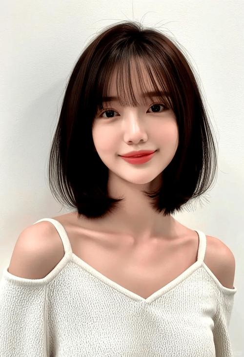 人胖脸大适合什么发型_齐刘海马尾显气质 人胖脸大适合什么发型_齐刘海马尾显气质