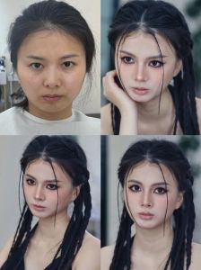 瓜子脸男女相怎么化妆_修饰脸型显优雅