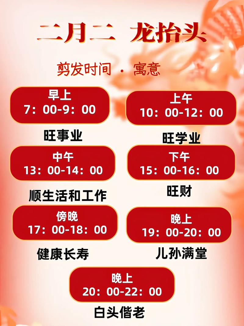 2月2龙抬头几点剪头发_二月二剃龙头,选时迎好运! 2月2龙抬头几点剪头发_二月二剃龙头,选时迎好运!