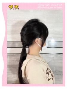 一秒扎头发不用橡皮筋_麻花辫马尾夹子发髻