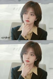 谭松韵短发_谭松韵长发惊艳亮相，甜美复古风获赞！