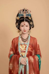 唐装配的三个最佳发型_唐朝古装热，唐装高髻配发型，显气质！