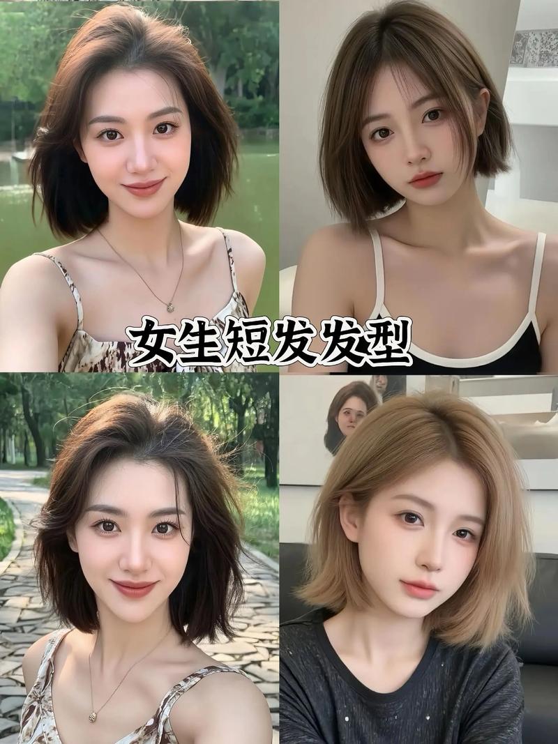 短脸女生适合的发型_干练时尚，适合25-50岁女性