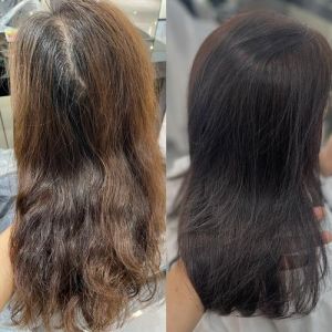 遮盖白头发染什么颜色_染发选对色遮白发显风格