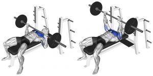 平躺哑铃推举正确姿势_哑铃卧推正确姿势与注意事项