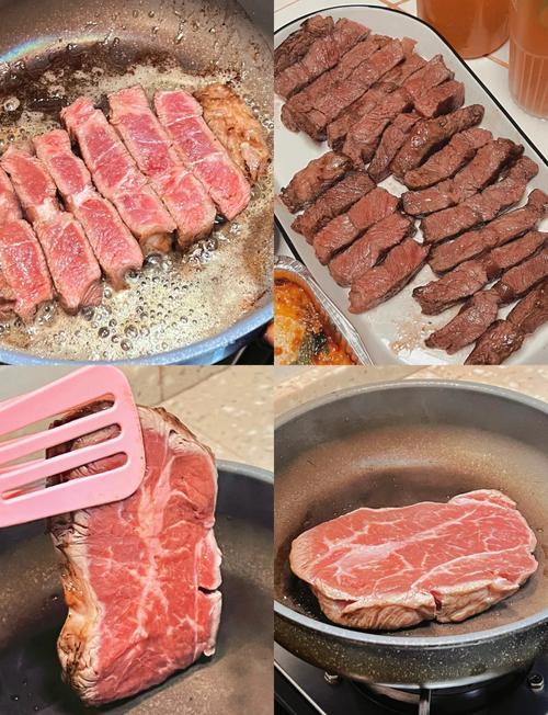 煎牛排的家常做法步骤_优选牛排火候好，外焦里嫩味美妙
