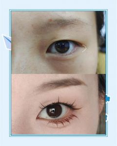 肿眼泡内双化妆_嫩色提亮，大地色系打造自然放大眼