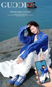 灰蓝色衬衫配米色半裙_百搭时尚，显瘦显高，轻松打造优雅造型