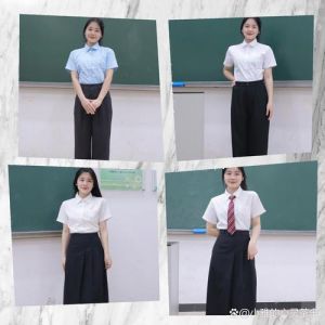 面试服装女生搭配_西装套裙，得体妆容，黑色皮鞋，展现专业自信