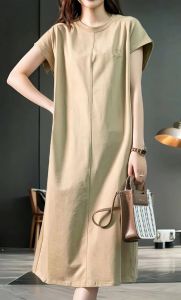 直型偏瘦身材适合什么连衣裙_无袖连衣裙显瘦显气质，短长款可选，一字领更迷人